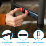 Lifetime 4ft Adjustable Height Nesting Commercial Grade Table - Image 3