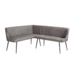 Indus Valley Henley Grey Corner Bench Set, Left Hand Facing - Image 4