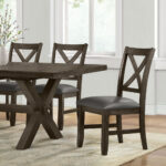 Blakely Extending Dining Table + 6 Cross Back Chairs, Seats 6-8 - Image 3