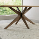 Bentley Designs Kristen Light Oak Dining Table, Seats 6 - Image 4