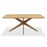 Bentley Designs Kristen Light Oak Dining Table, Seats 6 - Image 5