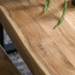 Gallery Chisbury Acacia Live Edge Dining Table, Seats 4-6 - Image 3