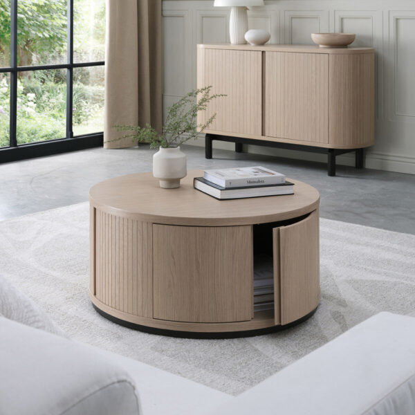 Bentley Designs Vega Scandi Light Oak Coffee Table