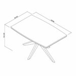 Bentley Designs Kristen Light Oak Dining Table, Seats 4 - Image 2