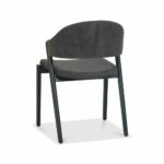Bentley Designs Camden Peppercorn Grey Fabric Dining Chair, 2 Pack - Image 4
