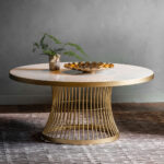 Gallery Pickford Champagne Marble Top Coffee Table