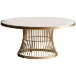 Gallery Pickford Champagne Marble Top Coffee Table - Image 4