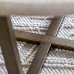 Gallery Moderna White Faux Travertine Coffee Table - Image 4