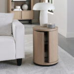 Bentley Designs Vega Scandi Light Oak Side Table - Image 3