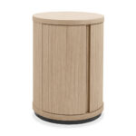 Bentley Designs Vega Scandi Light Oak Side Table - Image 5