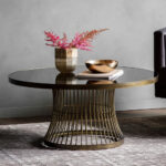 Gallery Pickford Bronze Glass Top Coffee Table