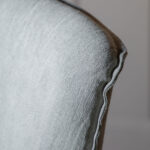 Gallery Tarnby Grey Linen Bar Stool, 2 Pack - Image 4