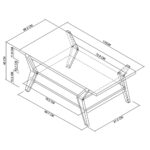 Bentley Designs Kristen Light Oak Coffee Table - Image 2