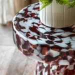 Gallery Murano Brown Glass Side Table - Image 3