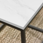 Bentley Designs Sofia White Sintered Stone Coffee Table - Image 3