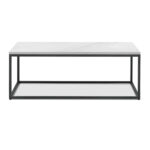 Bentley Designs Sofia White Sintered Stone Coffee Table - Image 5