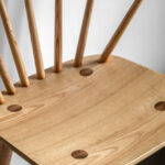 Gallery Craft Oak Bar Stool - Image 4