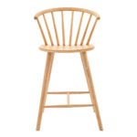 Gallery Craft Oak Bar Stool - Image 5