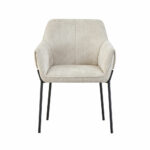 Manila Natural Fabric Dining Chair, 2 Pack - Image 3