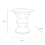 Gallery Turin Blue Side Table - Image 2