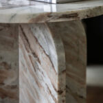 Gallery Amalfi Natural Marble Side Table - Image 4