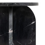 Gallery Amalfi Black Marble Side Table - Image 5