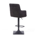 Orion Light Grey Fabric Bar Stool, 2 Pack - Image 4