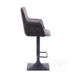 Orion Light Grey Fabric Bar Stool, 2 Pack - Image 5