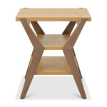 Bentley Designs Kristen Light Oak Lamp Table - Image 4