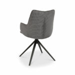 Bentley Designs Rowan Grey Fabric Dining Chair - Image 5