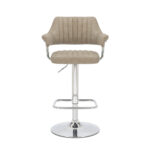 Cortez Mink Faux Leather Gas Lift Bar Stool, 2 Pack - Image 5