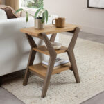 Bentley Designs Kristen Light Oak Side Table