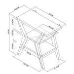 Bentley Designs Kristen Light Oak Side Table - Image 2