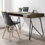 Bayside Furnishings Grey Eiffel Dining Chairs, 2 Pack - Image 4