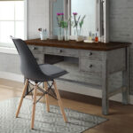 Bayside Furnishings Grey Eiffel Dining Chairs, 2 Pack - Image 5