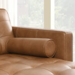 Simon Li Harstine Brown Leather Corner Sofa - Image 5