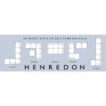 Henredon Murphy Cream 6 Piece Modular Fabric Sofa - Image 3
