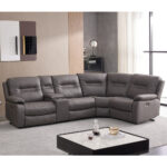 Jackson Grey Fabric Power Reclining Corner Sofa