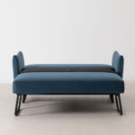 Swyft Model 08 Blue Velvet Double Sofa Bed - Image 5