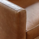 Gallery Osborne Brown Leather 2 Seater Sofa - Image 3