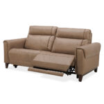 Aiden & Ivy Spencer Brown Leather Power Reclining Large 2 Seater Sofa - Image 3