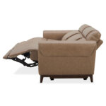 Aiden & Ivy Spencer Brown Leather Power Reclining Large 2 Seater Sofa - Image 5