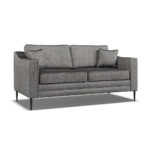 Aspen Grey Velvet Large 2 Seater Sofa - Image 3