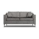 Aspen Grey Velvet Large 2 Seater Sofa - Image 4