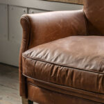 Gallery Mr. Paddington Vintage Brown Leather 2 Seater Sofa - Image 3