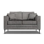 Aspen Grey Velvet 2 Seater Sofa - Image 4