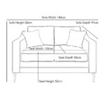 Aspen Green Velvet 2 Seater Sofa - Image 2