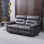Lucca Grey Fabric Power Reclining Large 2 Seater Sofa