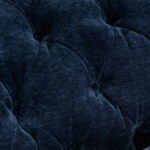 Allington Navy Fabric Chesterfield Armchair - Image 3
