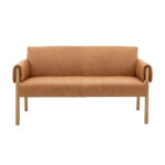 Gallery Stratford Brown Leather 2 Seater Sofa - Image 5